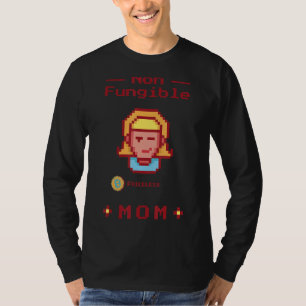 T-shirt Nft Non Fungible Maman Design Jeton Non Funable