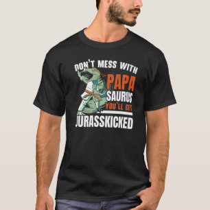 T-shirt N'hésitez pas avec le papasaurus futur paléontolog