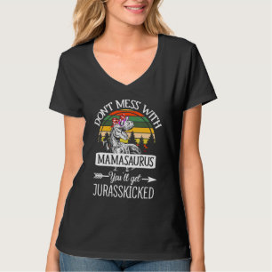T-shirt N'hésitez pas avec Mamasaurus Rex Dinosaur Maman