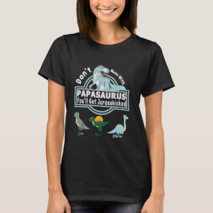 T-shirt N'hésitez pas avec Papasaurus, vous aurez Jurasski