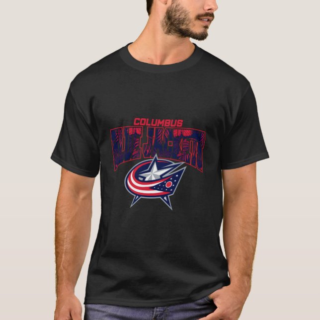 T-shirt Nhl Surf & Patinage Columbus Blue Jackets Palm Bea (Devant)