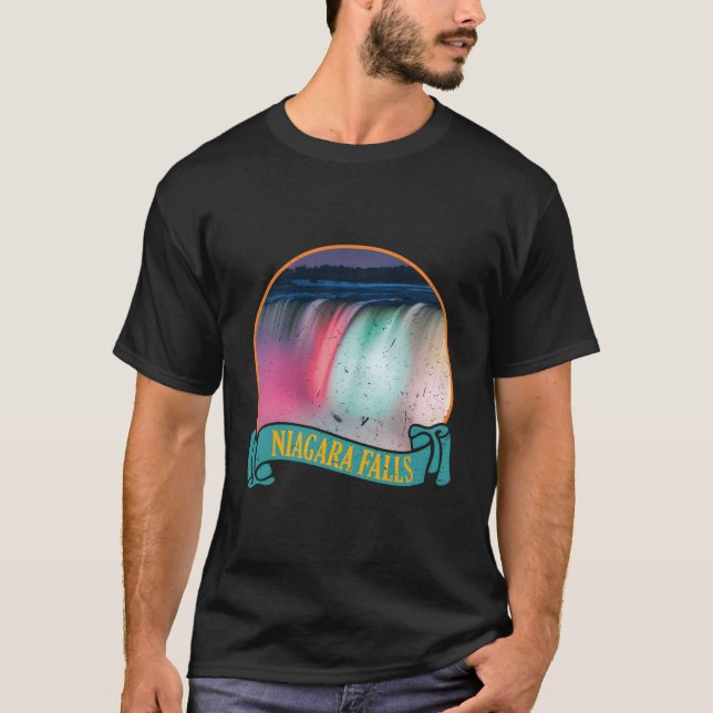 T-shirt Niagara Falls Illustration (Devant)