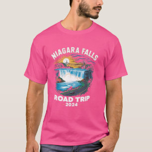 T-shirt Niagara Falls Road Trip 2024 Voyage en famille Va 