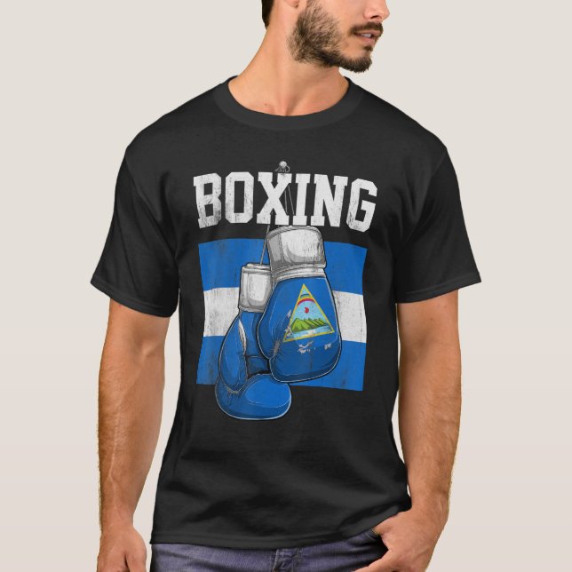 T-shirt Nicaragua Boxer Gants Boxer Boxer Nicaragua F (Devant)