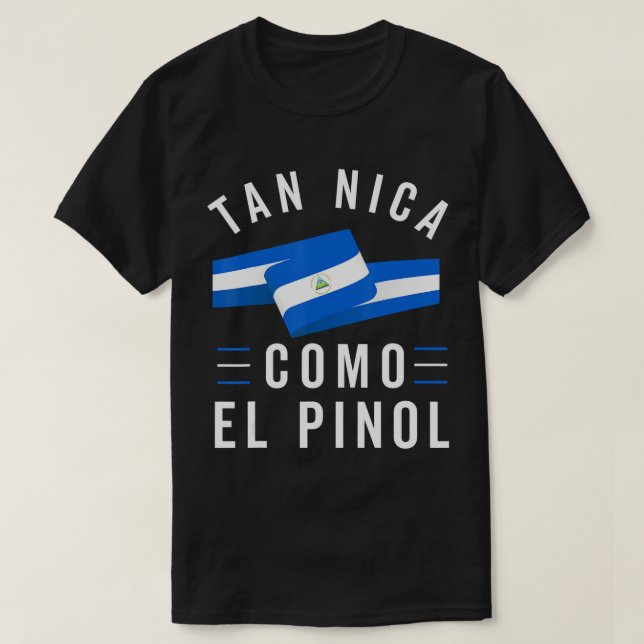T-shirt Nicaragua Drapeau Camiseta Nicaragua Nicoya Pinole (Design devant)
