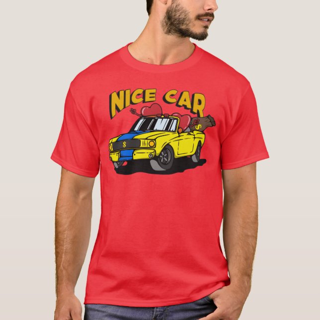 T-shirt Nice Car Art family (Devant)