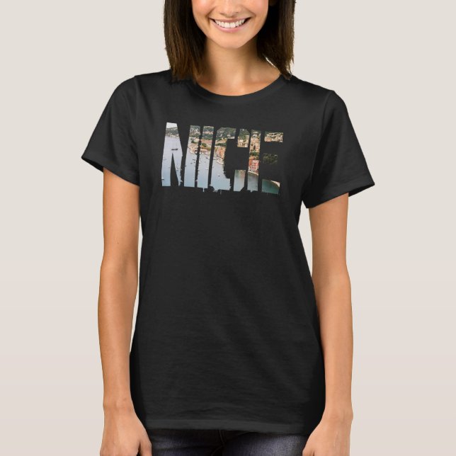 T-shirt Nice City France cadeau souvenir pour hommes femme (Devant)