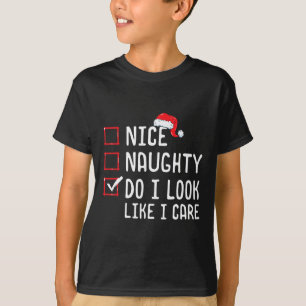 T-shirt Nice Naughty Ai-Je L'Air D'Être Intéressé Liste De