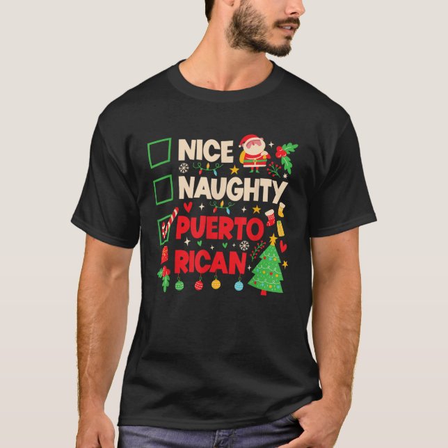 T-shirt Nice Naughty Porto Rico Porto Rico Femmes Christ (Devant)