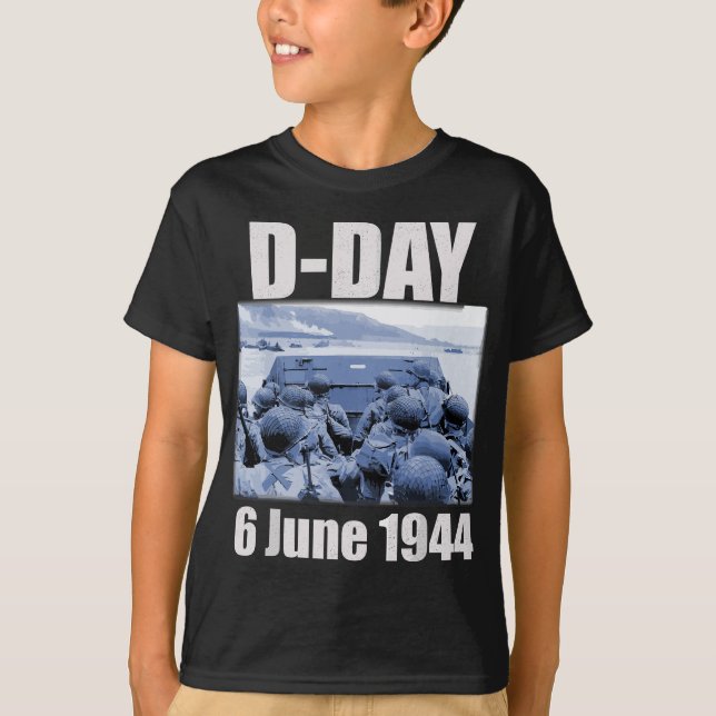 T-shirt Nice Normandie débarquements Invasion Jour J (Devant)