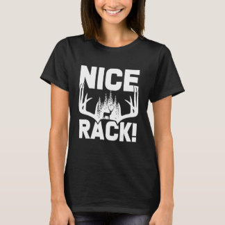 T-shirt Nice Rack Antlers Deer Drôle Chasse Humour