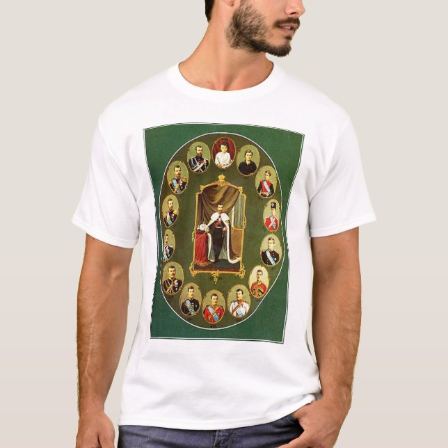 T-shirt Nicholas II - Multiple (Devant)