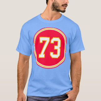 T-shirt Nick Allegretti Numéro 73 Jersey Kansas City Chief