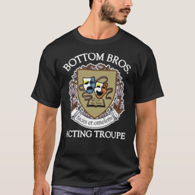 T-shirt Nick and Nigel Bottom Something Rotten Acting Trou (Devant)