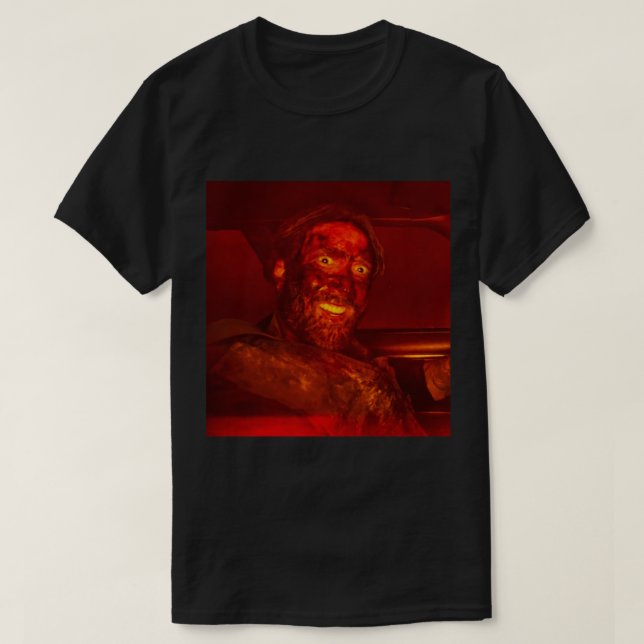 T-shirt Nick Cage Mandy (Design devant)