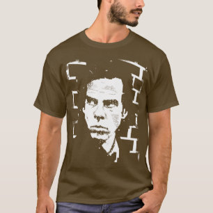 T-shirt Nick Cave Typographic Porter
