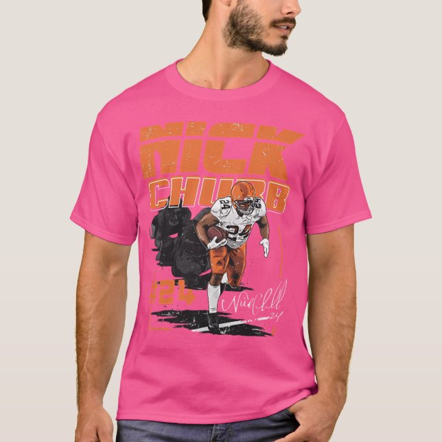 T-shirt Nick Chubb Cleveland Touchdown (Devant)