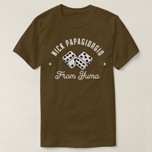 T-shirt Nick Papagiorgio de Yuma (Design devant)