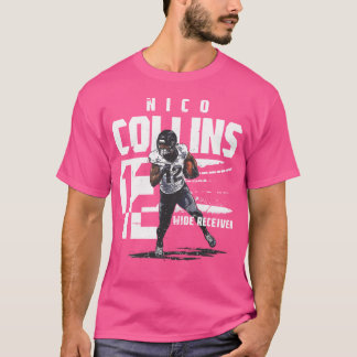 T-shirt Nico Collins Houston Nom du joueur