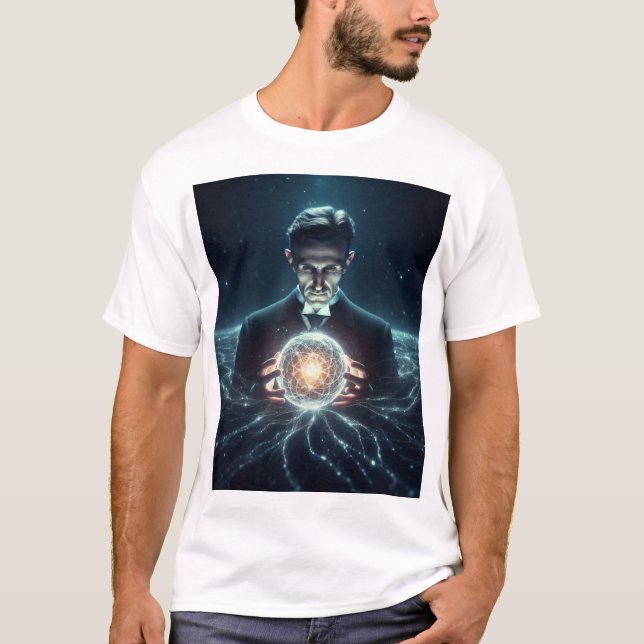 T-shirt Nicola Tesla  (Devant)