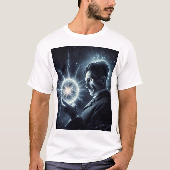 T-shirt Nicola Tesla  (Devant)