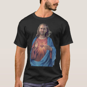 T-shirt Nicolas Cage est Jésus