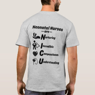 T-shirt NICU NURSES sont la chemise MENS