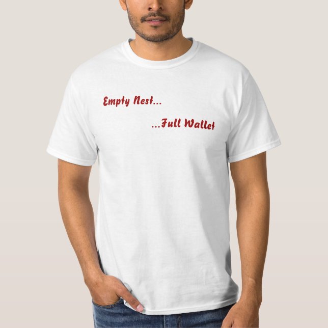 T-shirt Nid vide… Plein portefeuille (Devant)