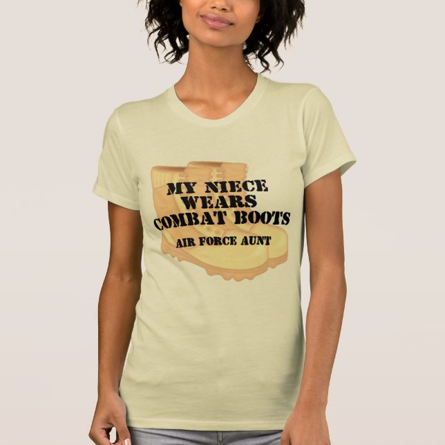 T-shirt Nièce de tante DCB de l'Armée de l'Air (Devant)