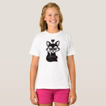 T - Shirt niedlich Fox Girls