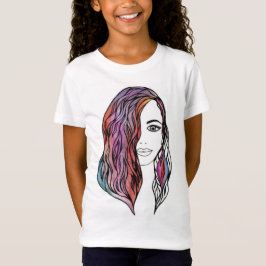 T - Shirt niedlicher Frauen mit Bild