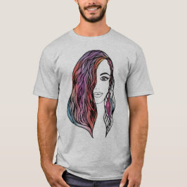 T - Shirt niedlicher Männer mit Bild