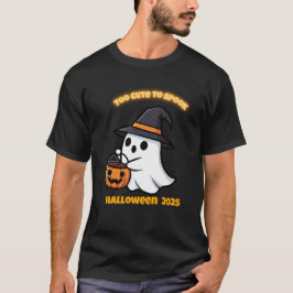 T-Shirt Niedlicher Spuk | Minimalistischer Kawaii-