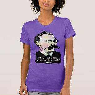 T-shirt Nietzsche - réalité de l'art v.