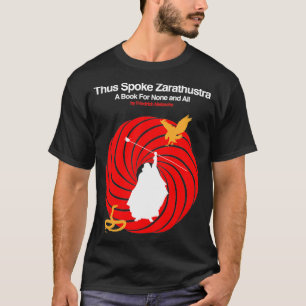 T-shirt Nietzschex27s Ainsi Spoke Zarathustra imprimé blan