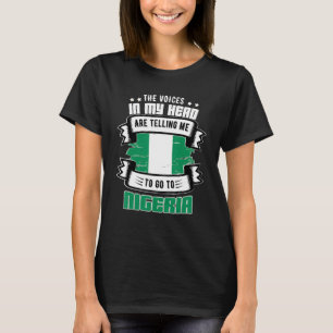 T-shirt Nigeria dans ma tête