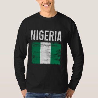 T-shirt Nigeria Fierté Drapeau Nigérian Patrimoine des rac