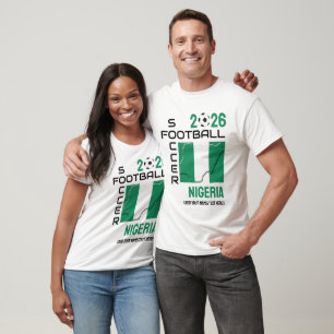 T-shirt NIGERIA Football Coutume 2026 TOUTE ANNÉE