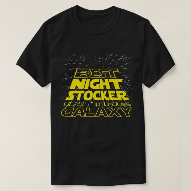 T-shirt Night Stocker Funny Cool Galay Job351 (Design devant)