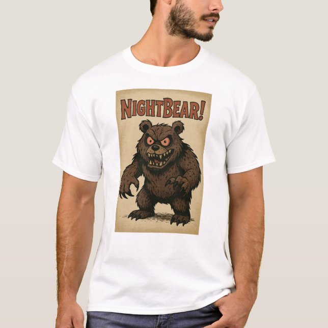 T-shirt NIGHTBEAR! Monster (Devant)
