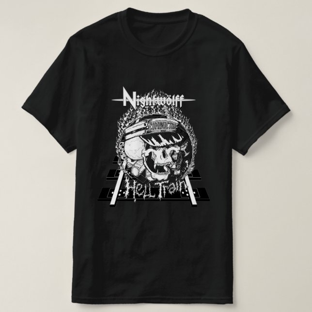 T-shirt Nightwölff Hell Train Tee (Design devant)
