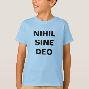 T-SHIRT NIHIL SINE DEO CAMISIE