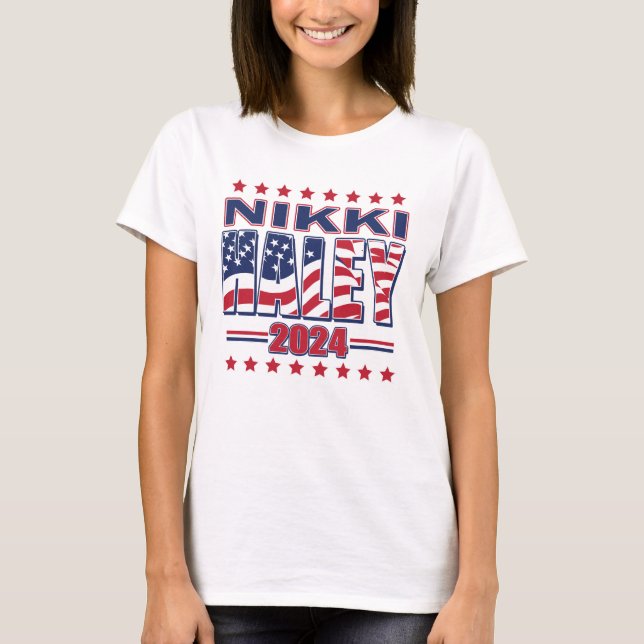T-shirt Nikki Haley 2024 (Devant)