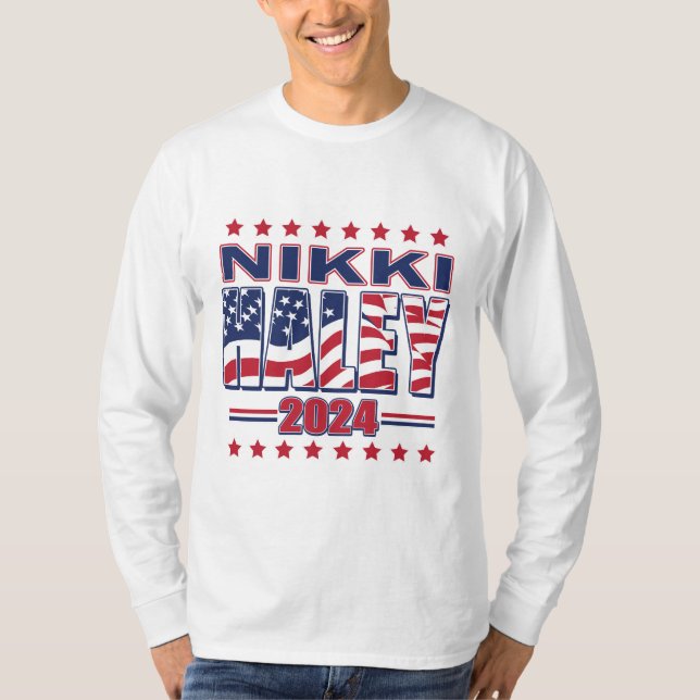 T-shirt Nikki Haley, président (Devant)