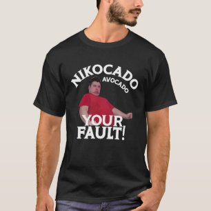 T-shirt Nikocado Avocado Votre Mème Faille Fatty Fast Food