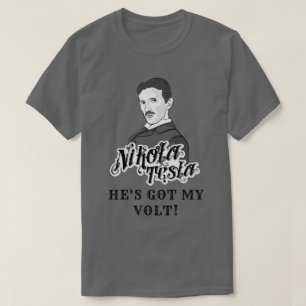 T-shirt Nikola Tesla a ma volte