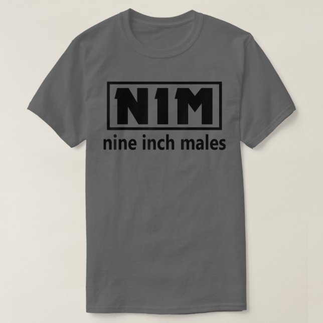 T-shirt Nim Neuf Pouces Hommes Drôle Hommes (Design devant)