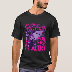 T-shirt Nimona Total Shapeshifter Monster Alert Graffiti