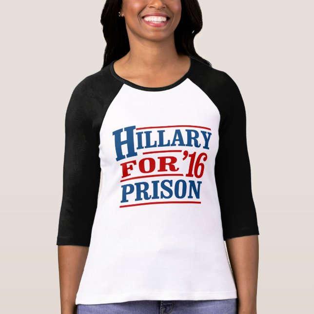 T-shirt N'importe qui mais Hillary - Hillary pour la (Devant)