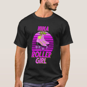 T-shirt Nina De L'Anniversaire Fille Roller Skating Party